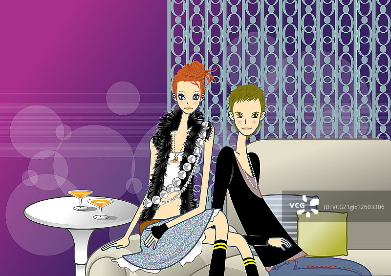 插画,女性,图片素材
