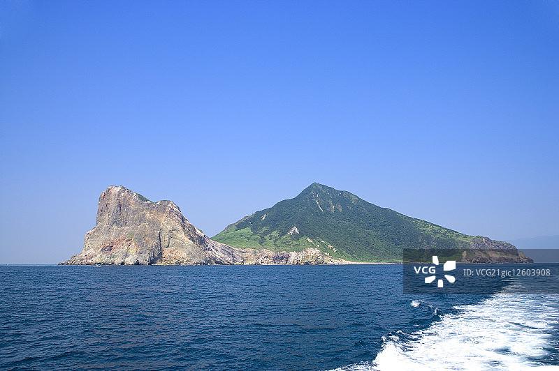 台湾,宜兰,龟山岛,哈巴狗图片素材