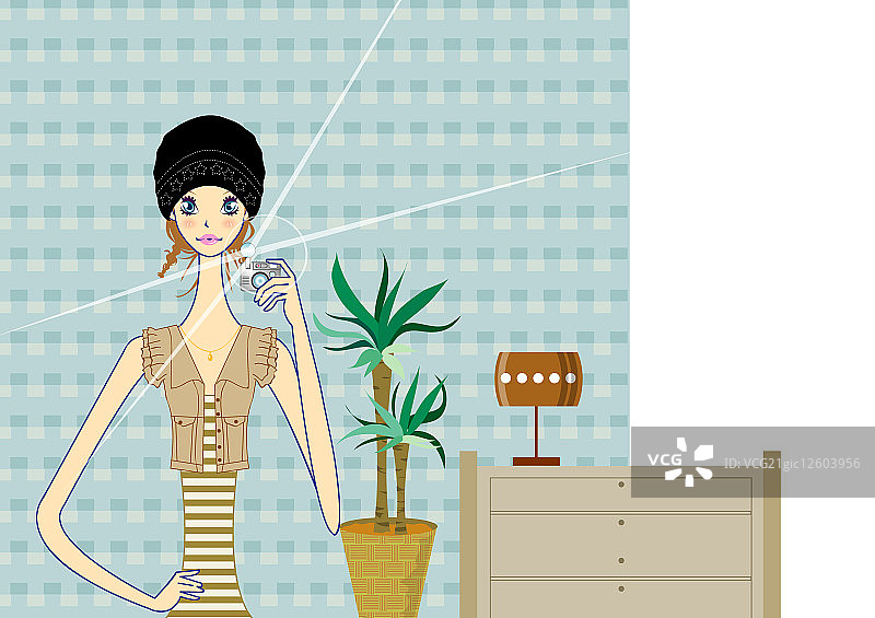 插画,女性,图片素材