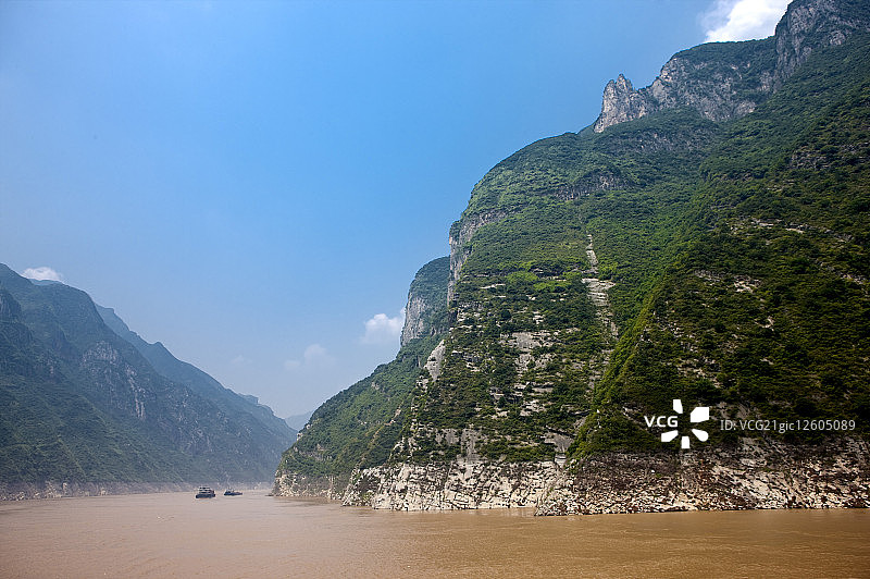 中国,长江,长江三峡,巫峡,巫山,神女峰图片素材
