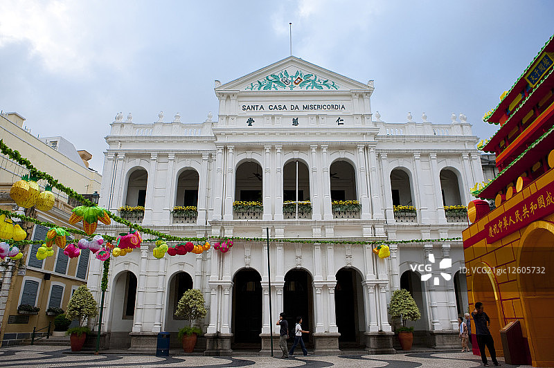 中国,澳门,仁慈堂大楼,世界遗产,世界文化遗产图片素材