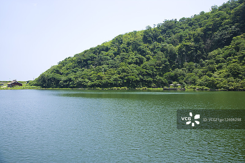 台湾,宜兰,龟山岛,龟尾湖,观音像图片素材