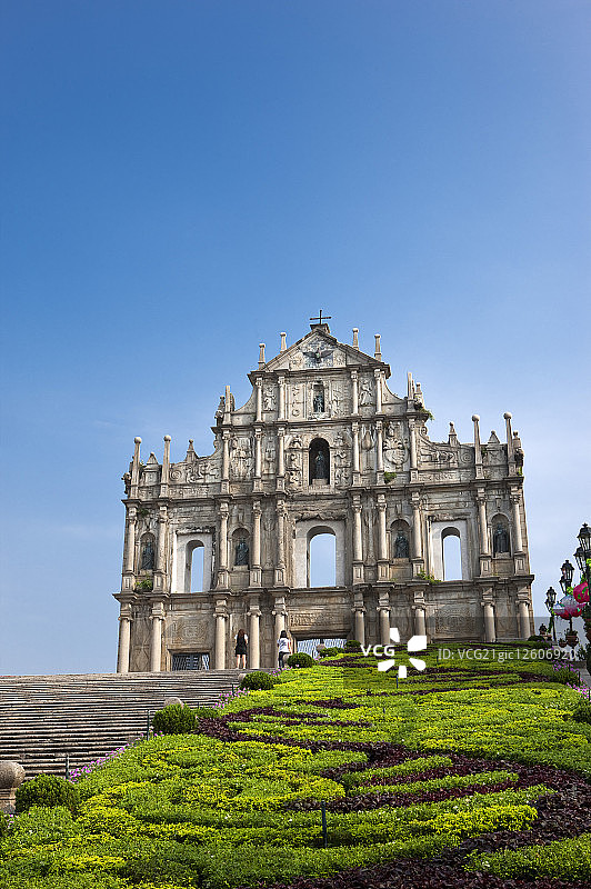 中国,澳门,大三巴牌坊,世界遗产,世界文化遗产图片素材