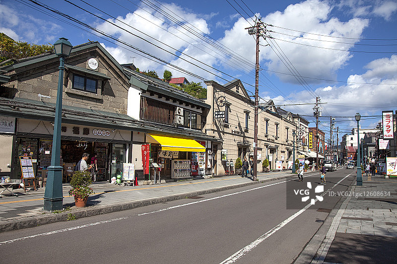 北海道,日本,亚洲,小樽,街景,图片素材