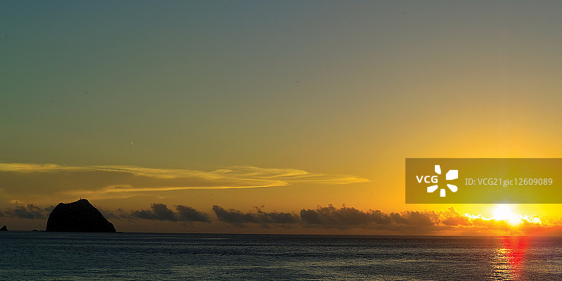外木山,日出图片素材