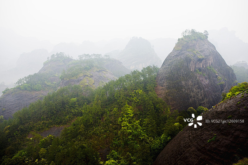 亚洲,中国,福建,世界遗产,世界文化遗产,世界自然遗产,武夷山,虎啸岩景区,虎啸岩图片素材