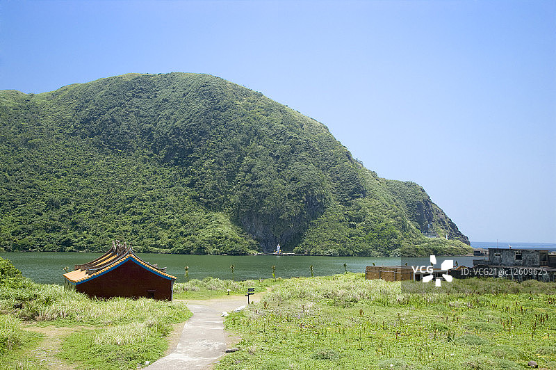 台湾,宜兰,龟山岛图片素材