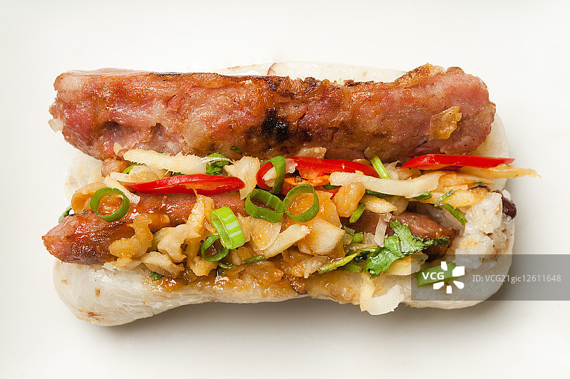 大肠包小肠,中式料理,小吃,图片素材