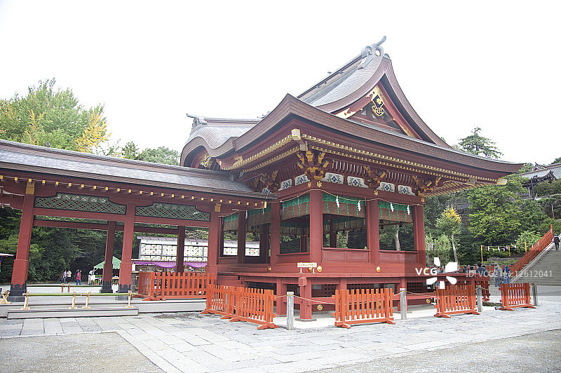 鹤冈八幡宫,鎌仓市,神奈川县,日本,亚洲,图片素材