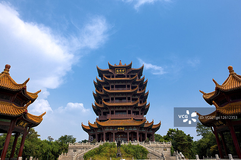 中国,湖北省,武汉,武昌,黄鹤楼图片素材