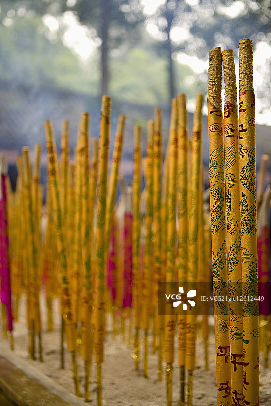 中国,四川省,乐山,凌云寺,香炉图片素材