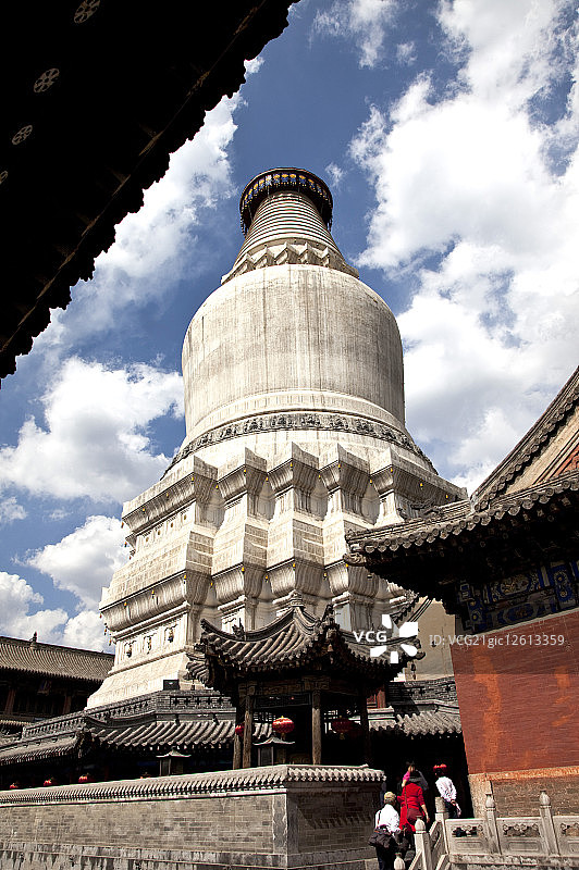 五台山,塔院寺,庙宇,山西省,中国,亚洲,图片素材