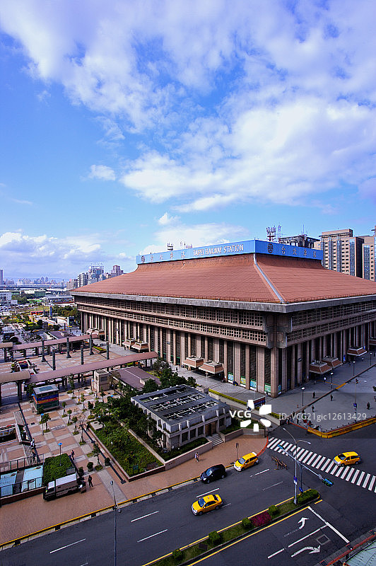 台湾,台北,台北火车站图片素材