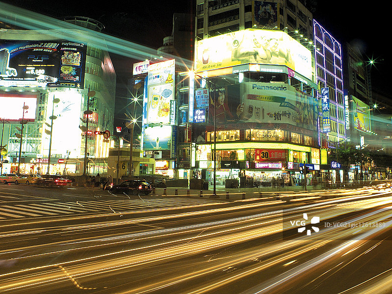 台湾,台北市,西门町图片素材