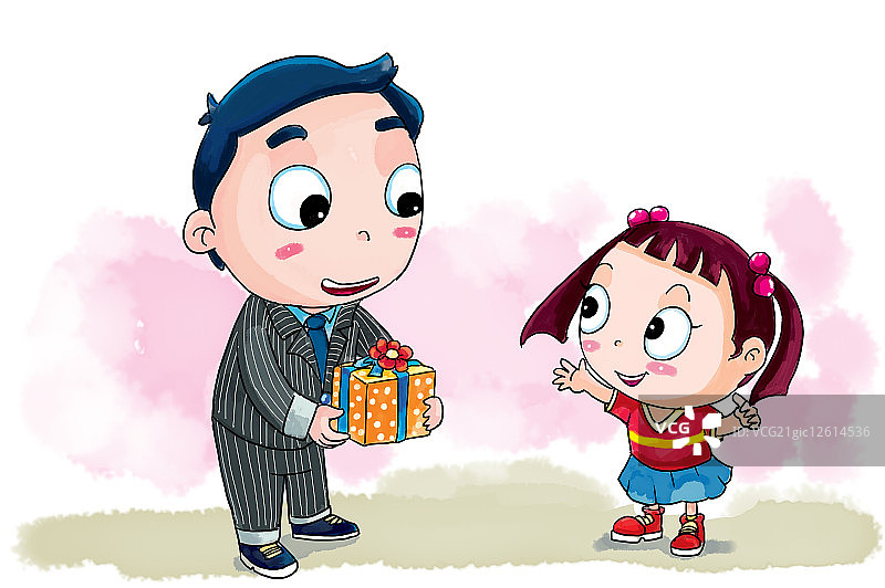 礼物,二代家庭图片素材