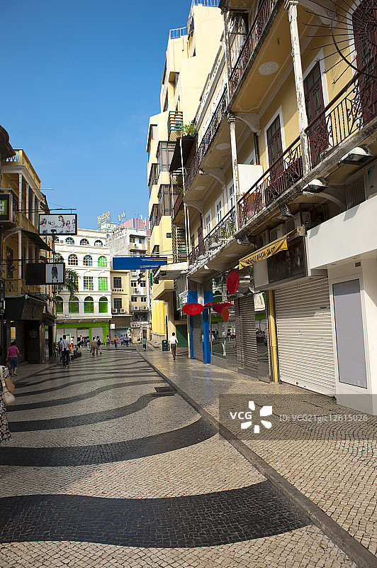 中国,澳门,议事亭前地,世界遗产,世界文化遗产图片素材