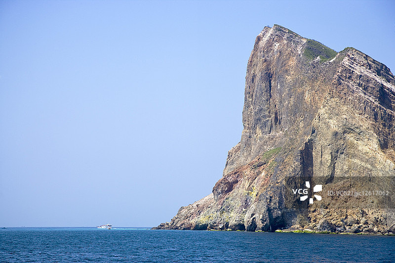 台湾,宜兰,龟山岛,灵龟摆尾图片素材