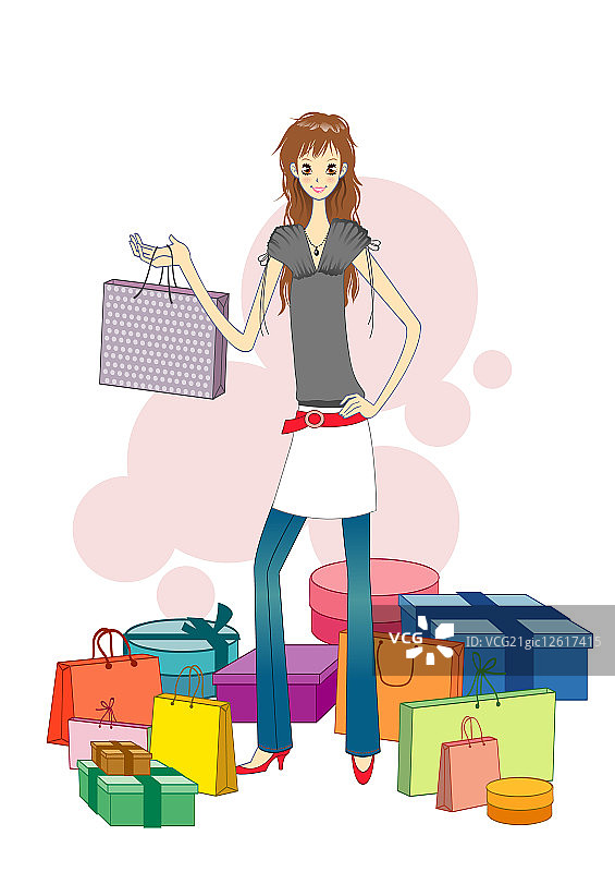 插画,女性,图片素材