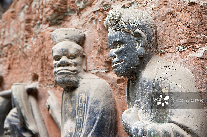 宝顶石刻,大足石刻,重庆,中国图片素材