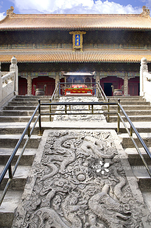 ,亚洲,中国,山东省,曲阜,孔庙,大成殿,图片素材