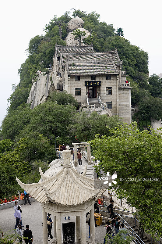 亚洲,中国,陜西,华阴,华山,北峰图片素材