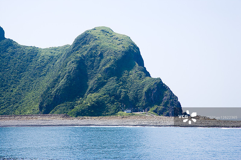 台湾,宜兰,龟山岛图片素材