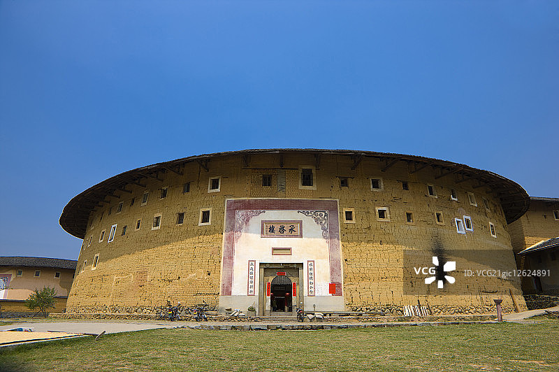 亚洲,中国,福建,永定县,高头镇,高北村,高北土楼群,图片素材