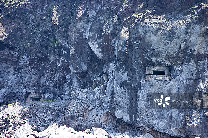 台湾,宜兰,龟山岛,龟头断臂图片素材