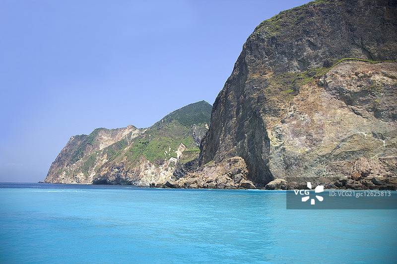 台湾,宜兰,龟山岛,龟脚图片素材