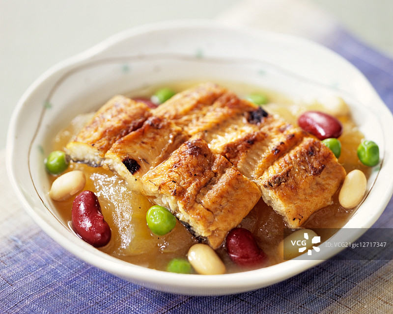 炖鳗鱼图片素材