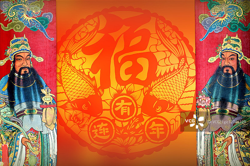 门神,吉祥,财神爷,图片素材