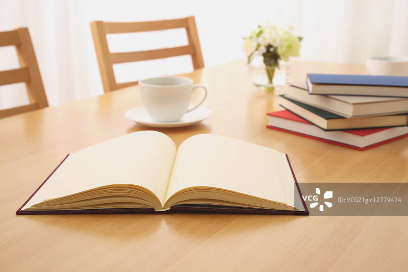 书籍与咖啡图片素材