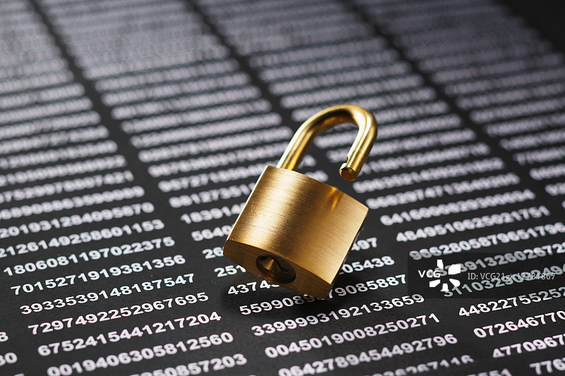 安全锁和安全密码图片素材
