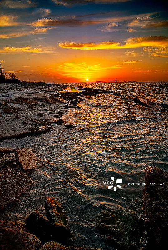 坦帕湾的日出图片素材