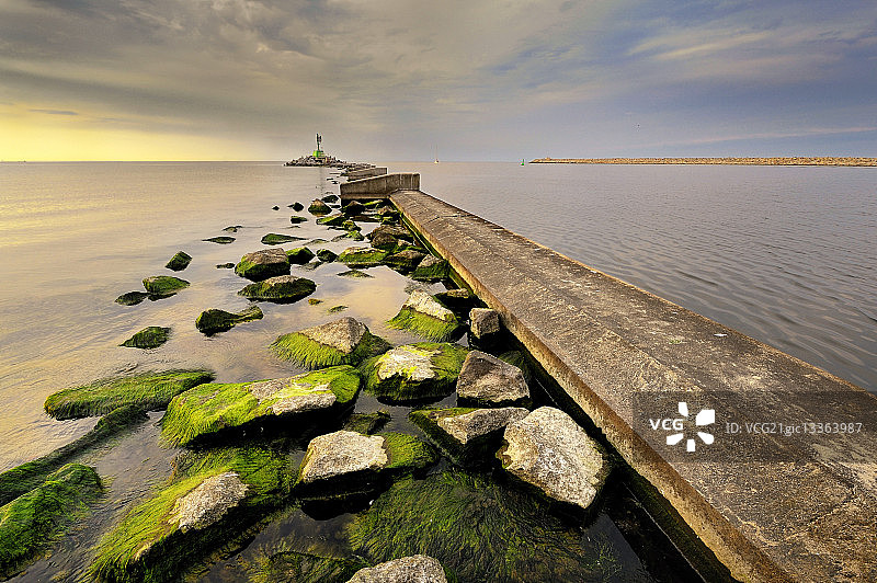 防浪堤图片素材
