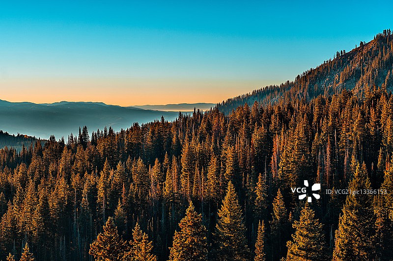 犹他州卫兵通道的早晨图片素材