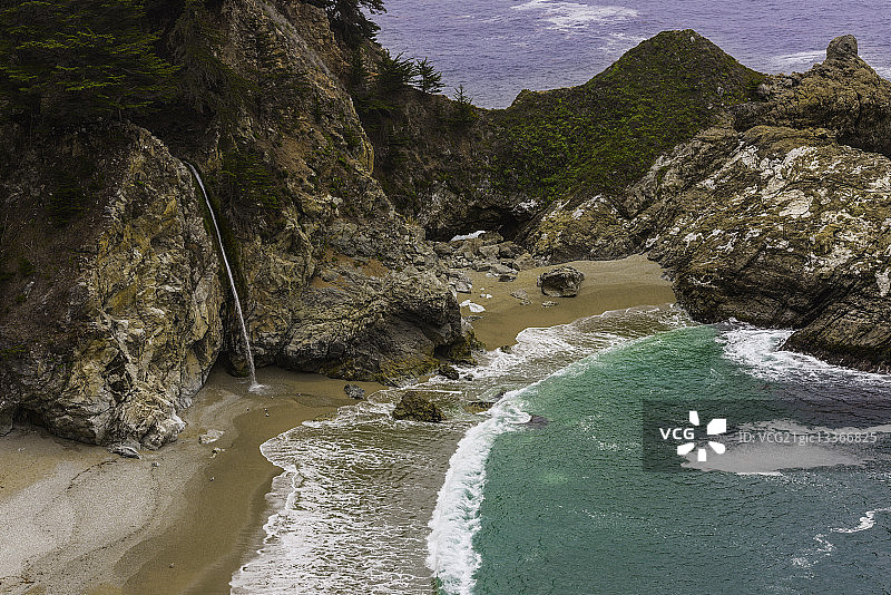 麦克维瀑布图片素材