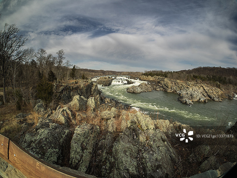 弗吉尼亚州的大瀑布图片素材