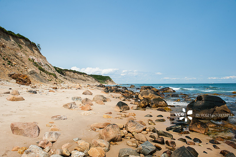 布洛克岛东部海岸线图片素材