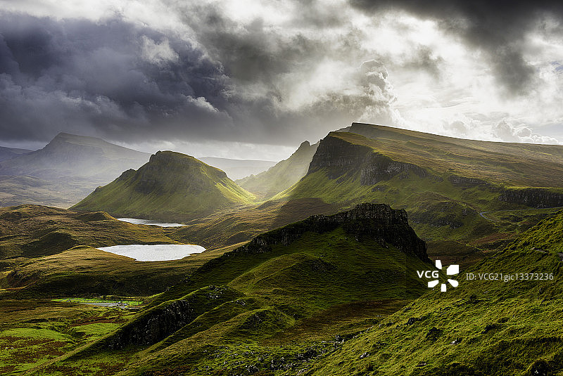 苏格兰斯凯岛奎雷英图片素材