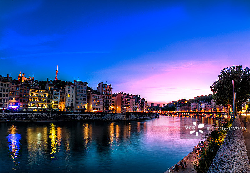 法国里昂图片素材