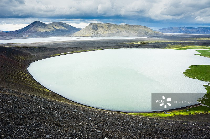 冰岛的泻湖图片素材