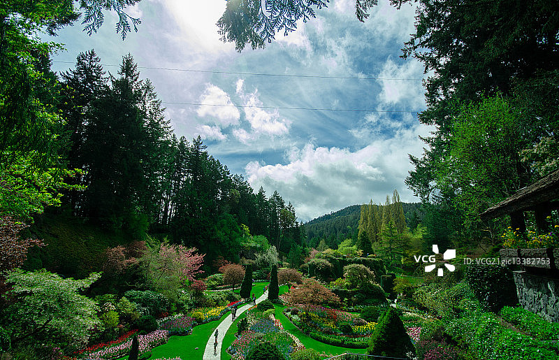 布查特花园图片素材