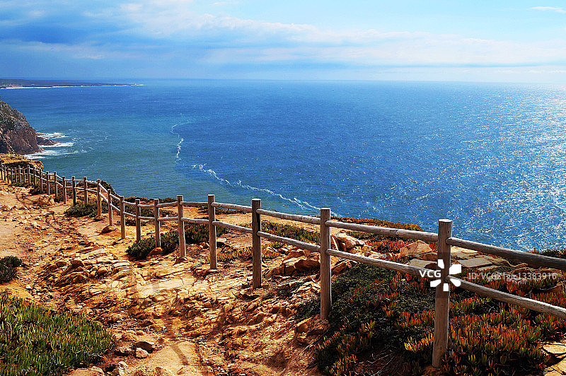 从罗卡角眺望大西洋图片素材