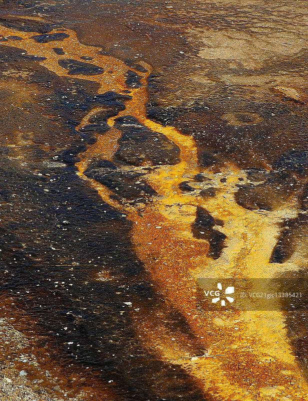 饼干盆地径流河道图片素材