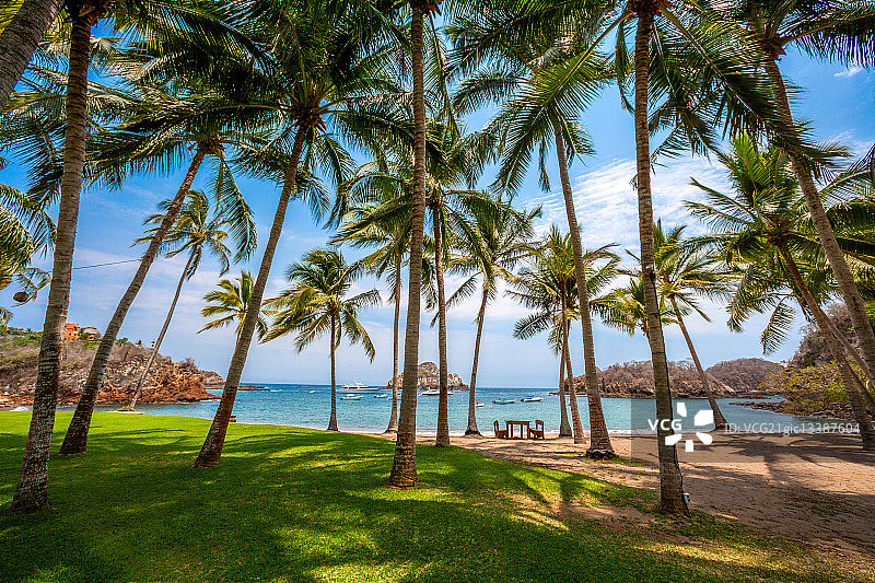 墨西哥哈利斯科卡雷耶斯罗萨海滩图片素材