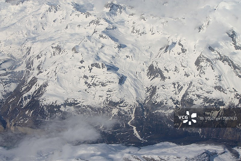 白色山脉图片素材