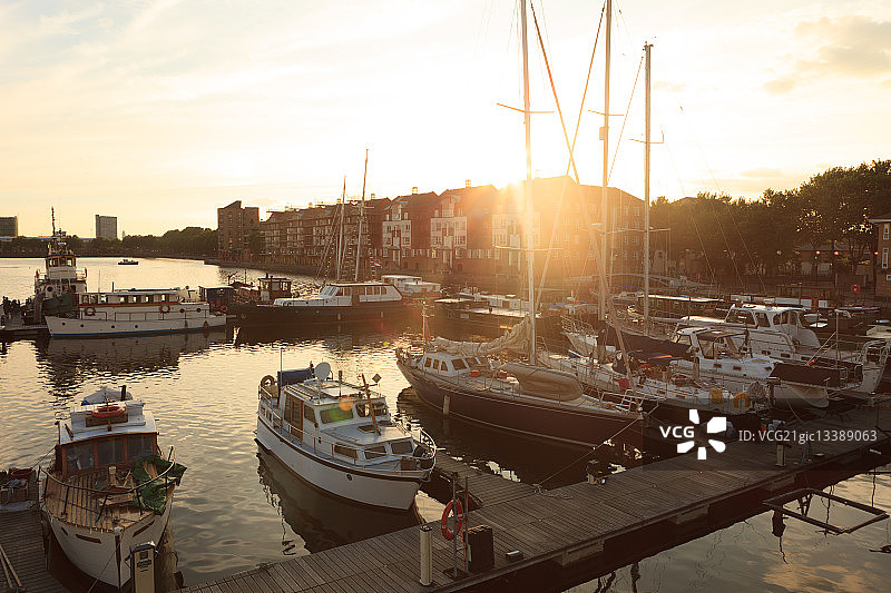 英国伦敦格陵兰码头图片素材