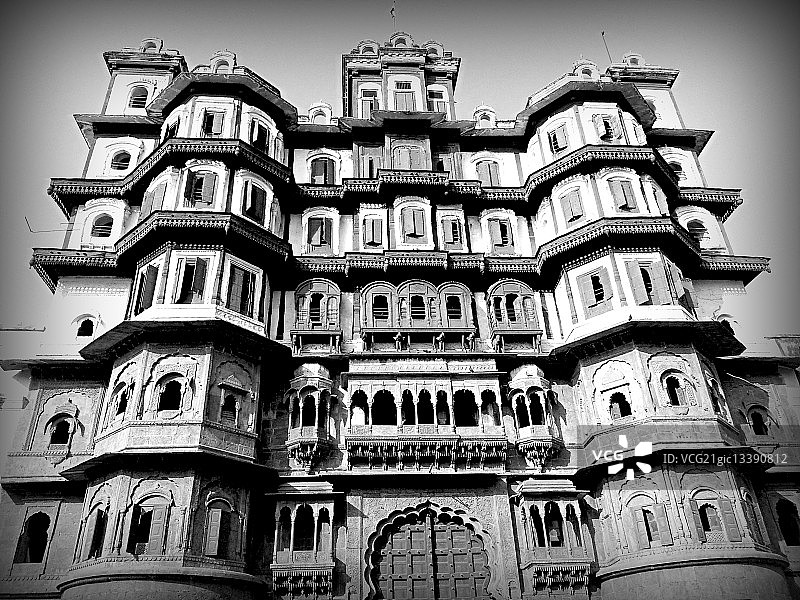 印度中央邦印多尔拉杰瓦达宫殿图片素材