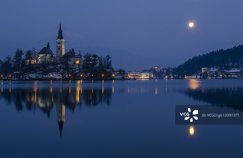 布莱德的月光图片素材